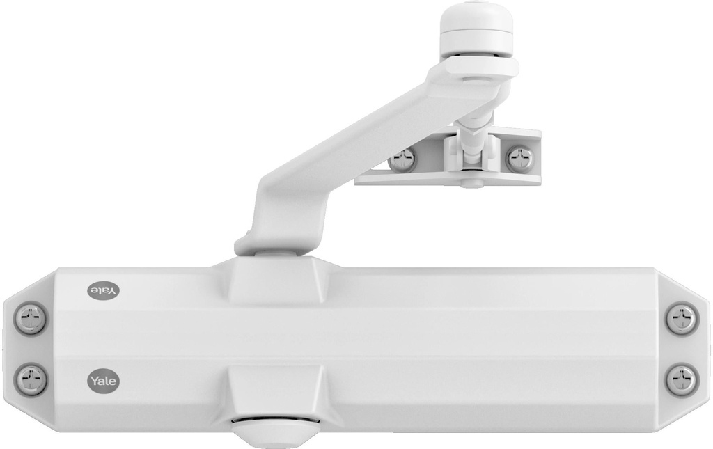 Yale Ferme-porte avec bras standard, série 4500 Blanc