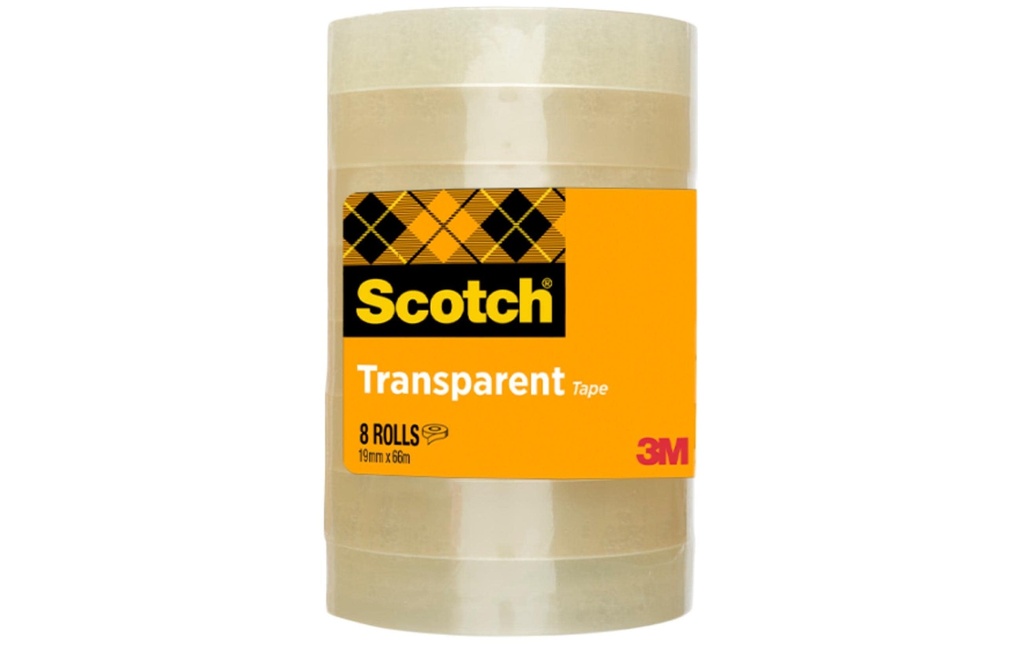 Scotch Ruban adhésif 508, 19 mm x 66 m, 8 rouleaux