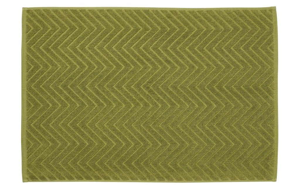diaqua® Tapis éponge Chevron 50 x 70 cm, Olive