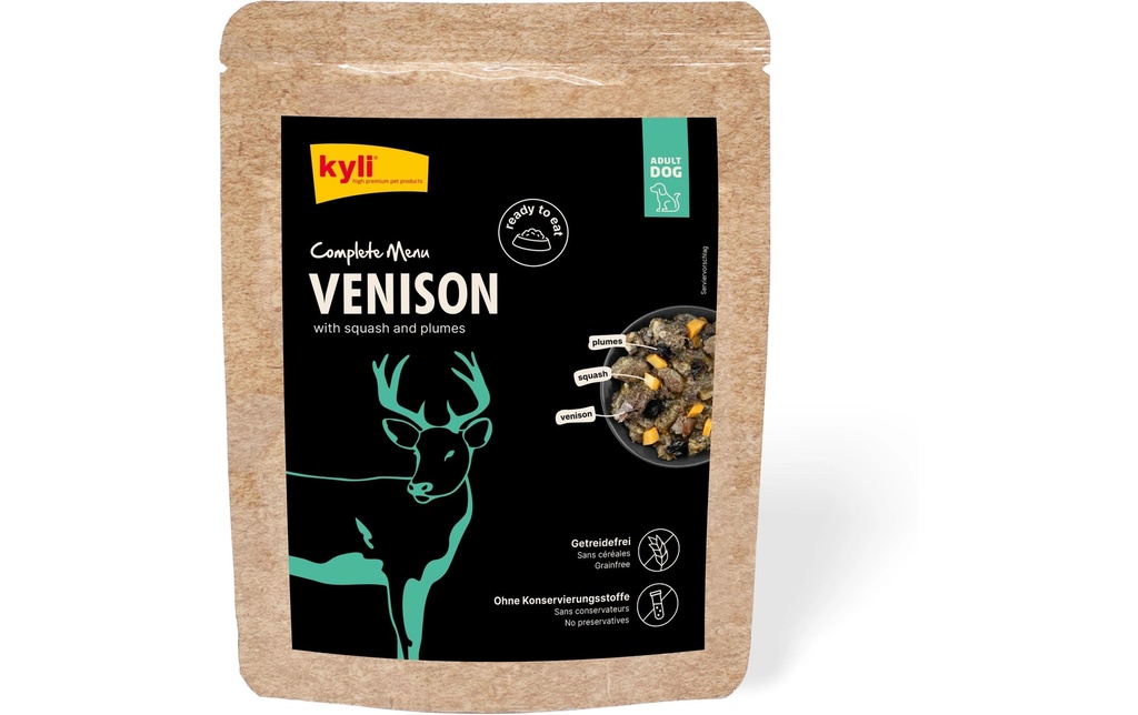 kyli Alimentation humide Complete Menu Venison, 300 g