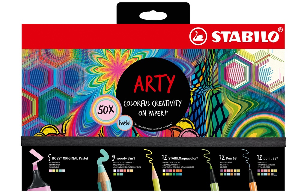 STABILO Set d'écriture 0.4 mm; 1-5 mm; 1,0 mm, Multicolore
