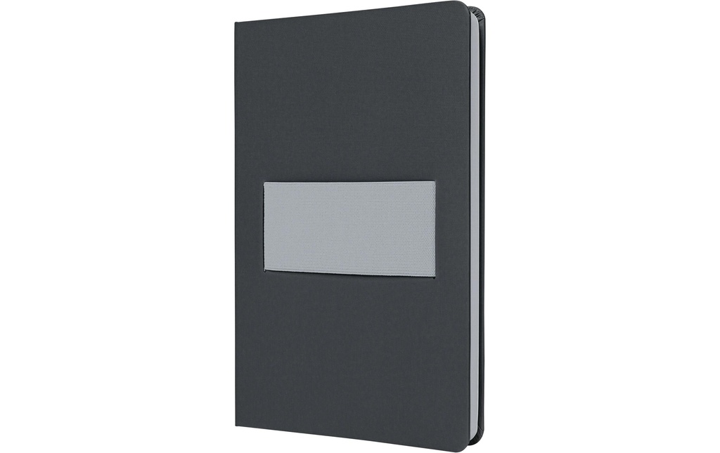 Sigel Bloc-notes Linescape NEO Couverture rigide, A5, À carreaux, Gris foncé