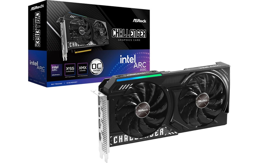 ASRock Carte graphique Intel Arc B580 Challenger 12 GB OC