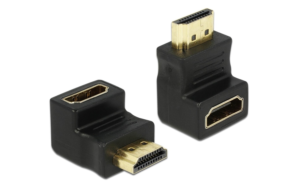 Delock Adaptateur 90° coudé en bas HDMI - HDMI