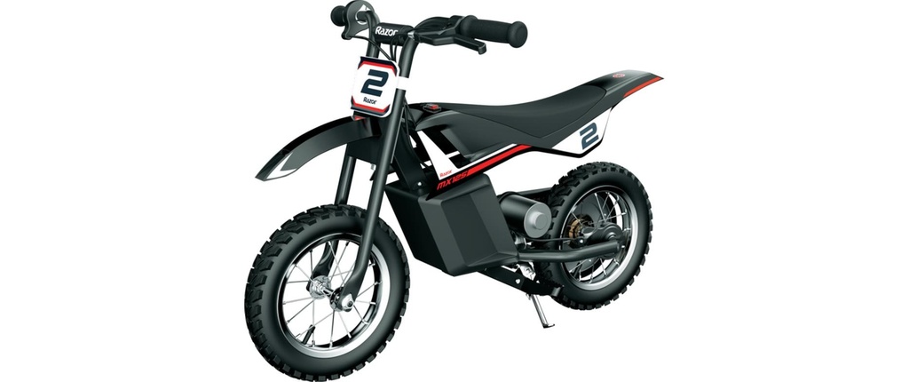 Razor Dirt Rocket MX125 Black + Decal kit (lithium)