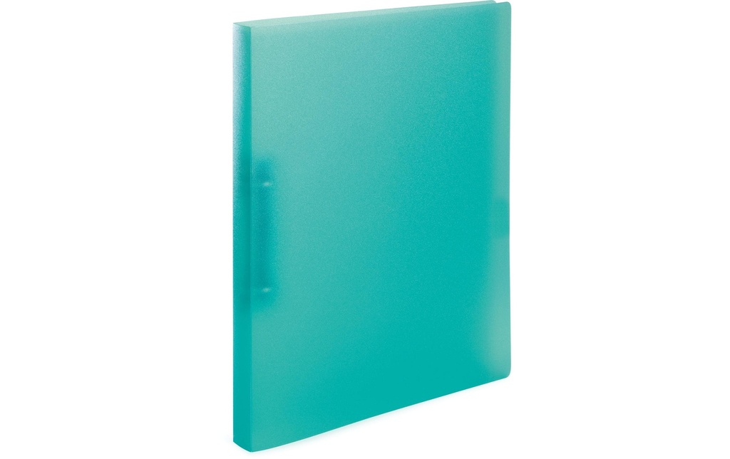 HERMA Classeur à anneaux A4 translucide turquoise Mécanisme d'anneau 2D
