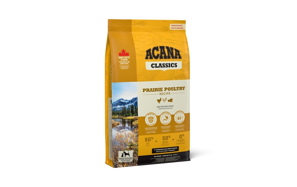 Acana Alimentation sèche Classics Prairie Poultry Recipe, 9.7 kg
