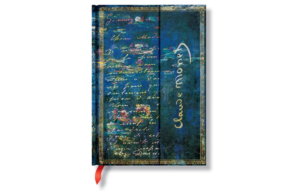 Paperblanks Carnet de notes 125 mm x 180 mm Nymphéas de Monet