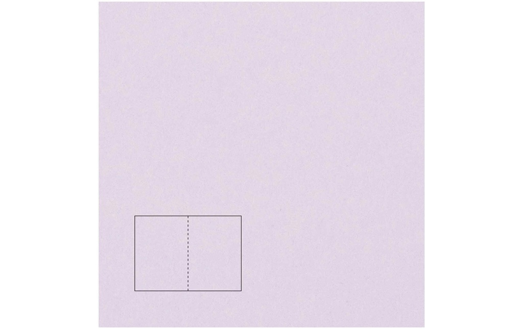 Rico Design Paper Poetry Essentials B6 Carte pliable Lilas