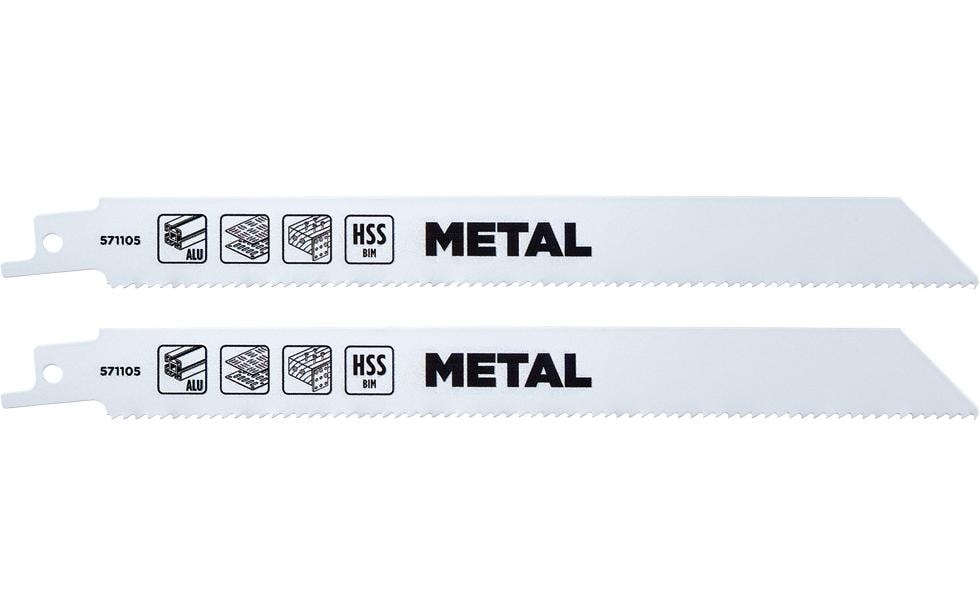kwb Jeux de lames de scie sabre BiMétal m 200 mmSB 2 pièces