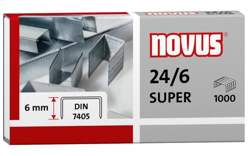 Novus Agrafe 24/6 Super 1000 pièces