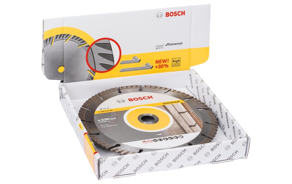 Bosch Professional Disque à tronçonner diamanté Standard for Universal 230 mm, 10 pièces