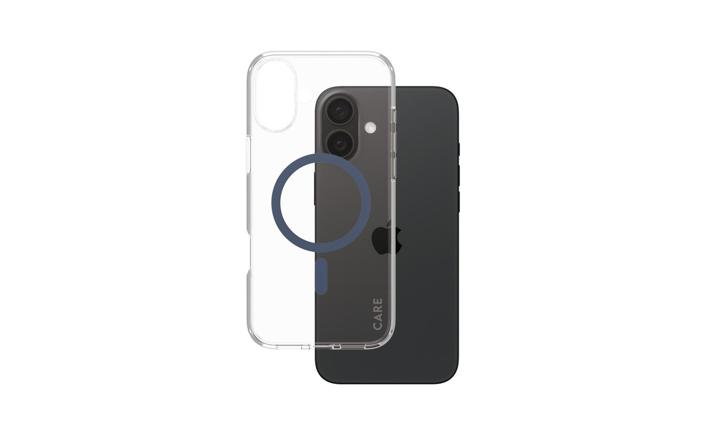 CARE Coque arrière Flagship iPhone 16 Plus Bleu