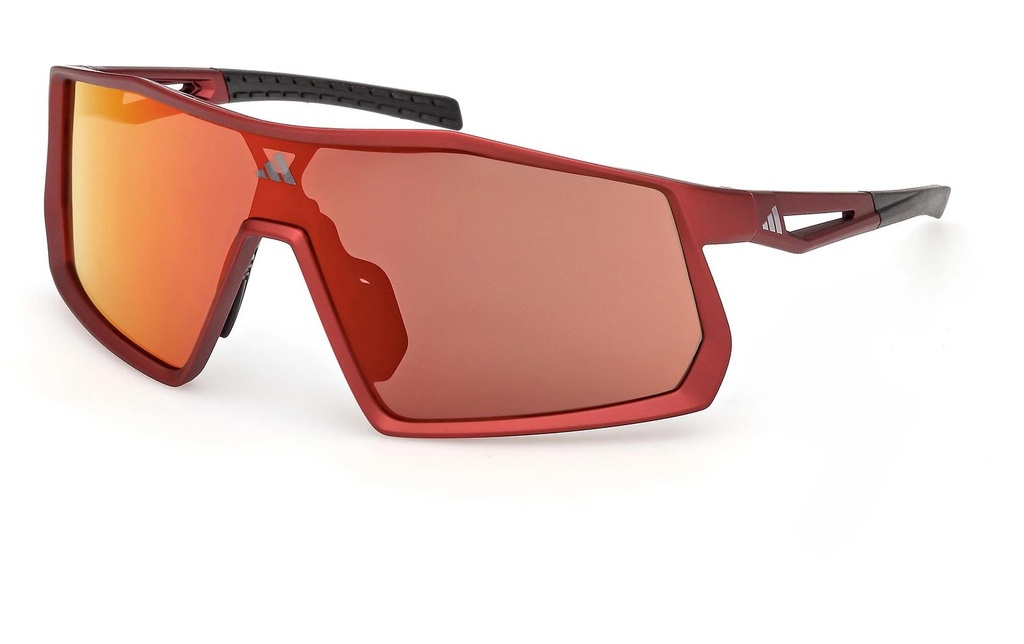 adidas Kentro SP0123 Lunettes de soleil Matte Red, Roviex Mirror