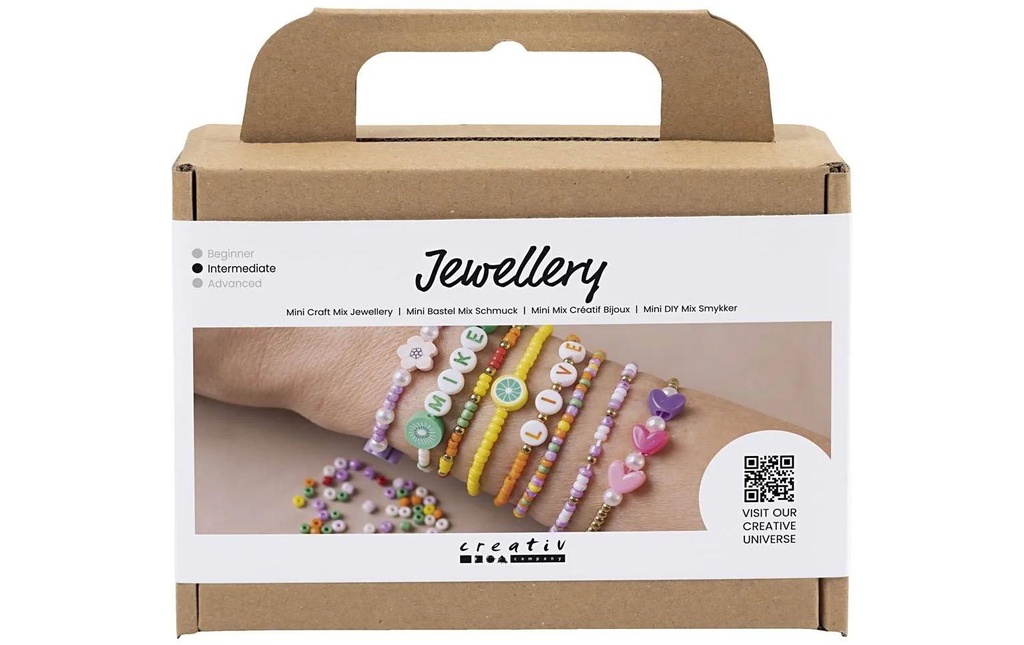 Creativ Company Kits de bricolage pour bijoux Mini bracelets Kreativ Mix