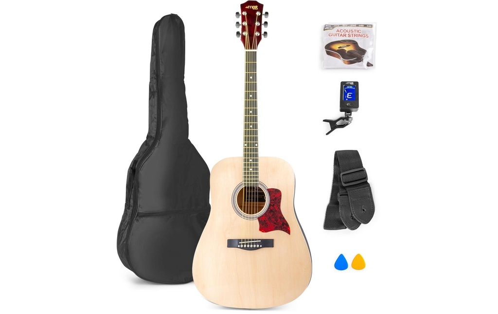 MAX Guitare occidentale SoloJam Set Nature