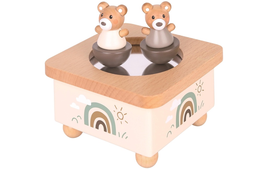 Spielba Holzspielwaren Boîte à musique Ours