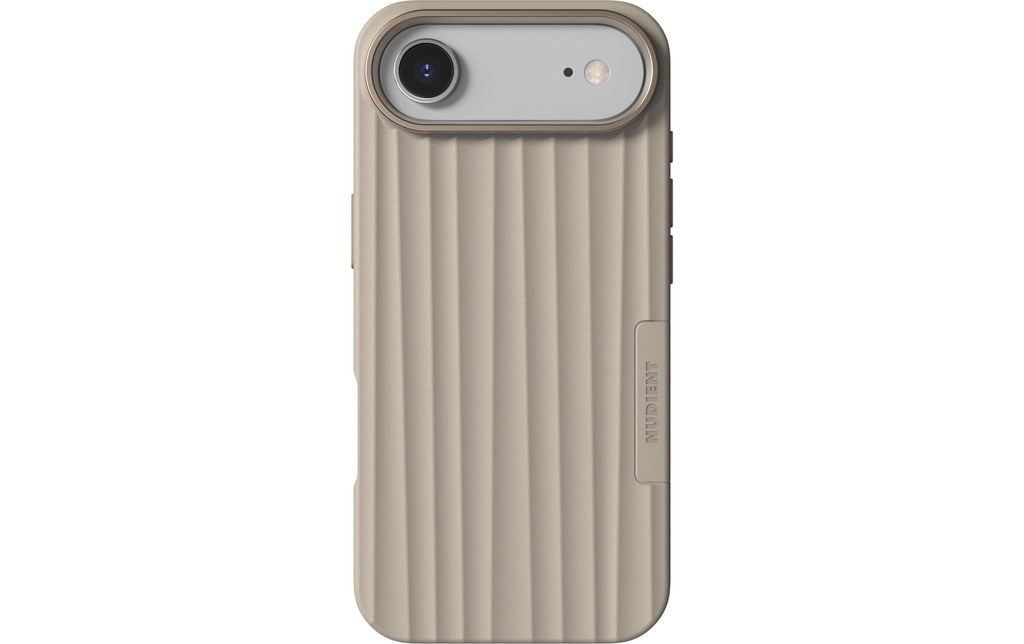 Nudient Coque arrière Thin MagSafe iPhone Air Linen Beige