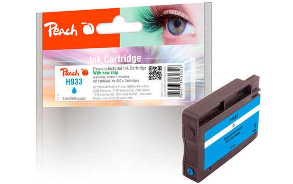 Peach Encre HP Nr. 933 (CN058AE) Cyan
