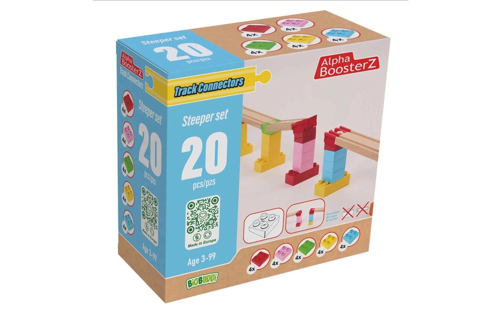AlphaBoosterz TrackConnectors – Steeper Set