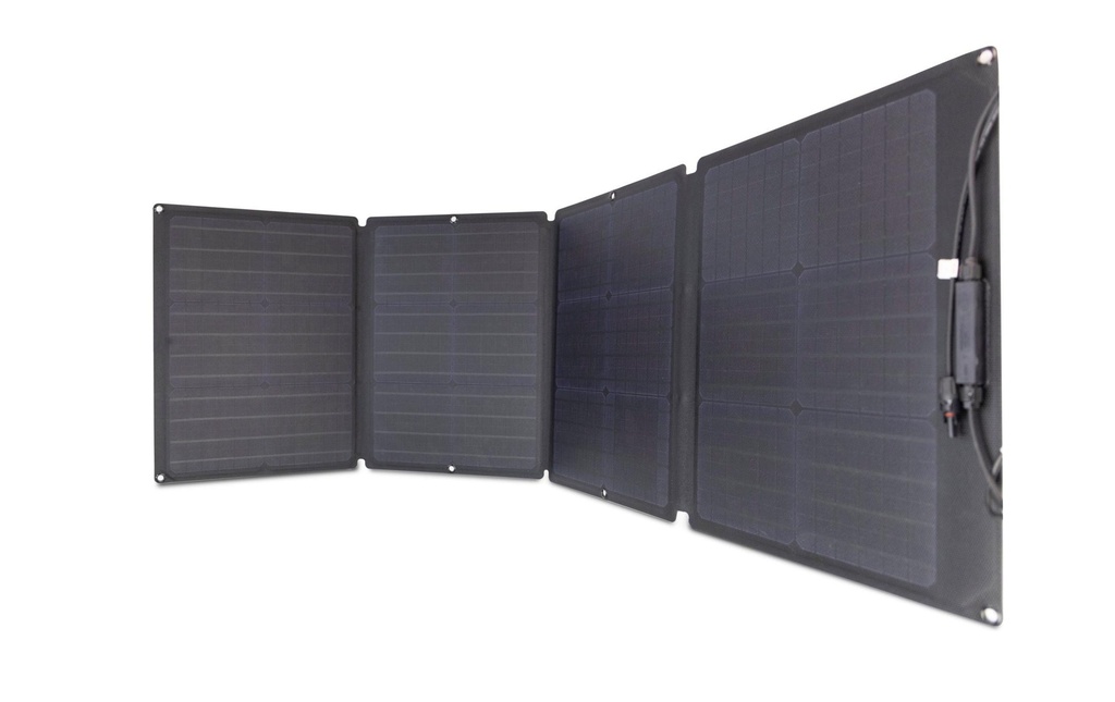 EcoFlow Panneau solaire Module monocristallin, pliable, noir 110 W