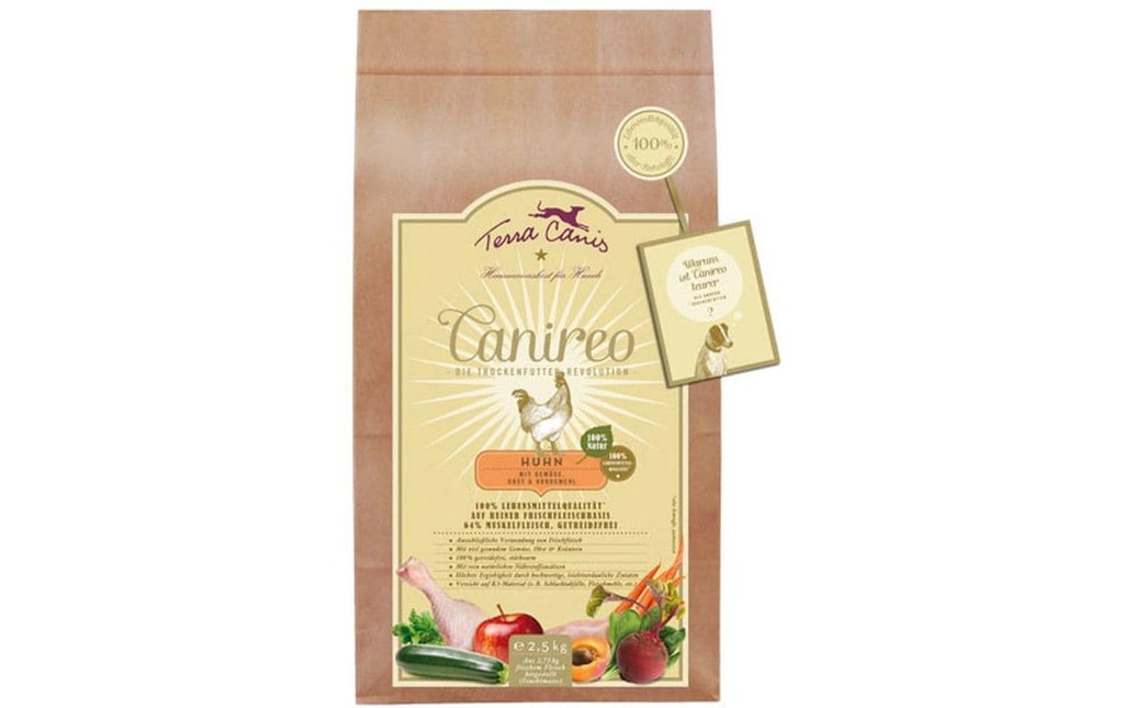 Terra Canis Alimentation sèche Canireo poulet, 2.5 kg