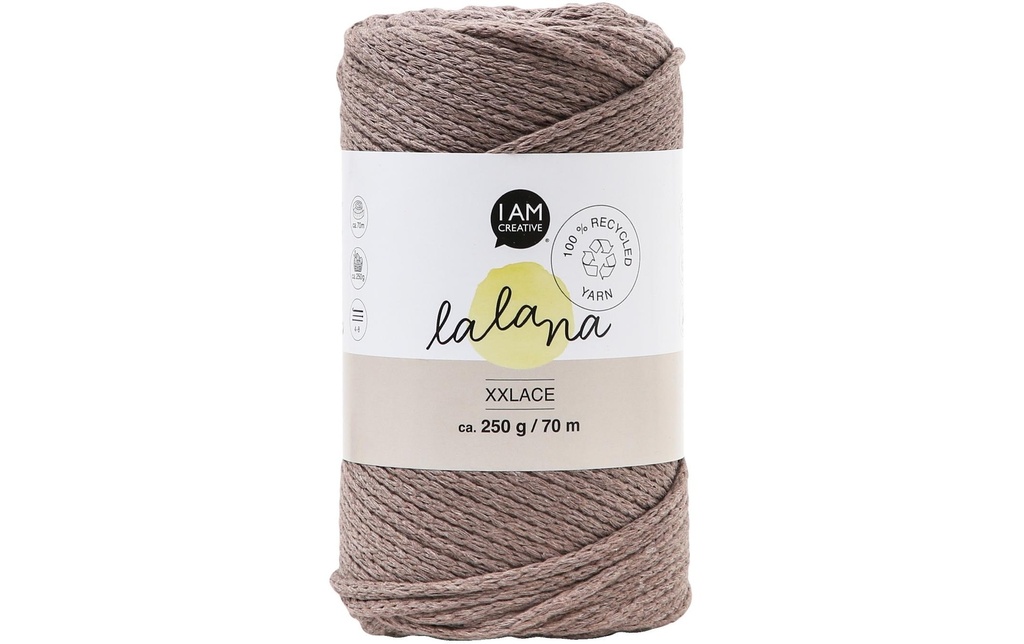 lalana Laine Xxlace 250 g, Brun