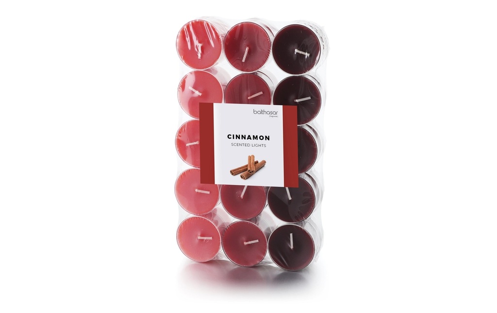 balthasar Bougie chauffe-plat Cannelle 30 pièces