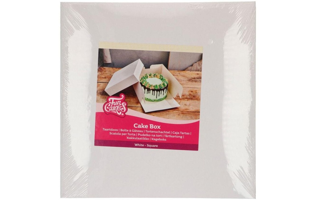 Funcakes Boîte à gâteaux 28 x 28 x 15 cm, 1 Pièce/s