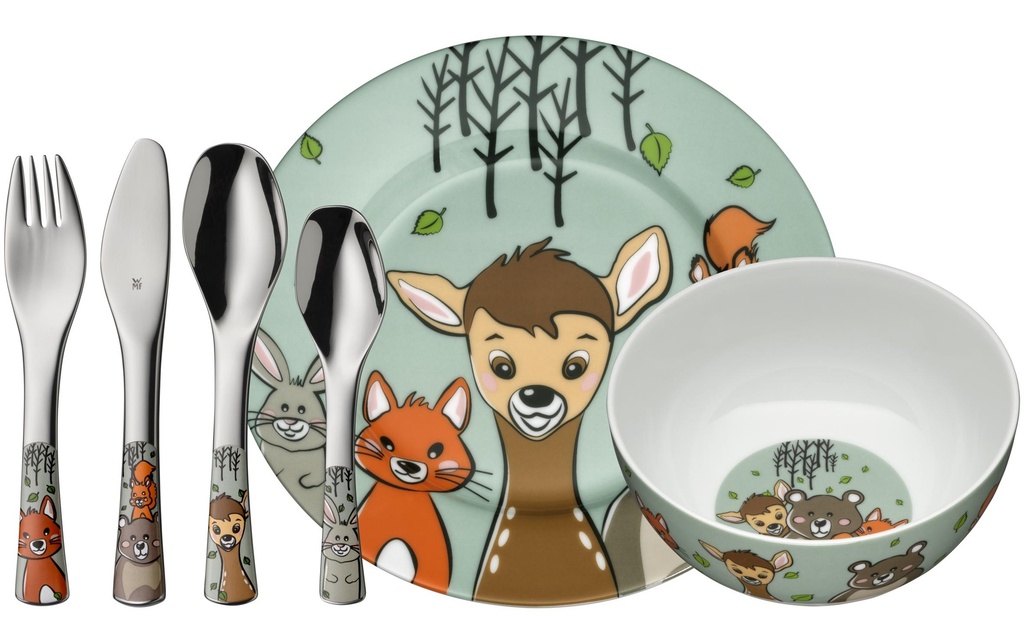 WMF Service de table pour enfants Forest Friends 6 pièces