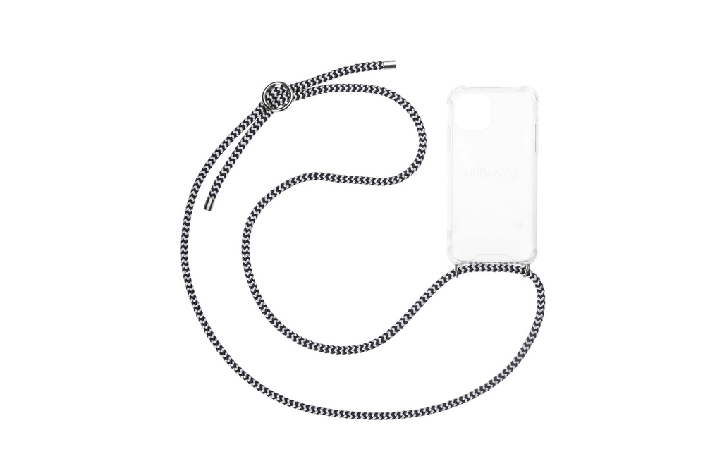 Urbany's Necklace Case iPhone 15 Plus Hypnotic Zebra