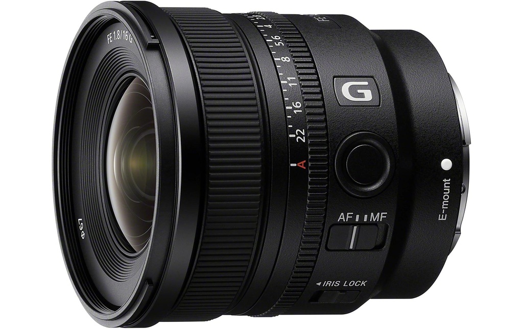 Sony Longueur focale fixe FE 16mm F/1.8 G – Sony E-Mount