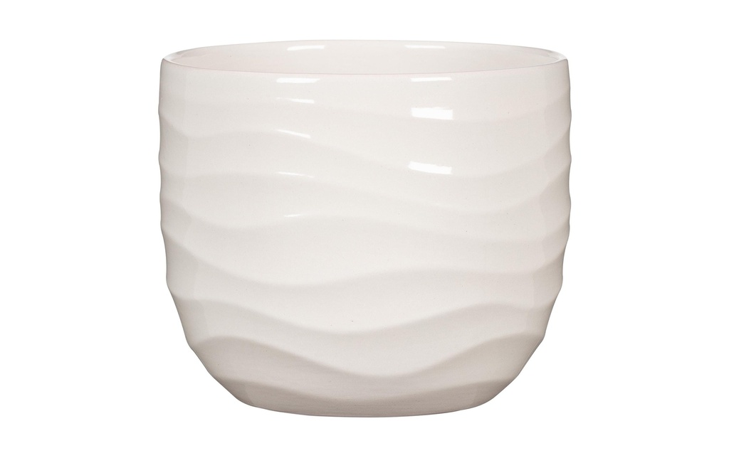 scheurich Pot de fleur Breeze Bone White, 21 cm