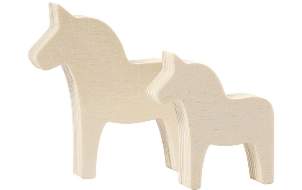 Creativ Company Mini animal Chevaux 2 pièces