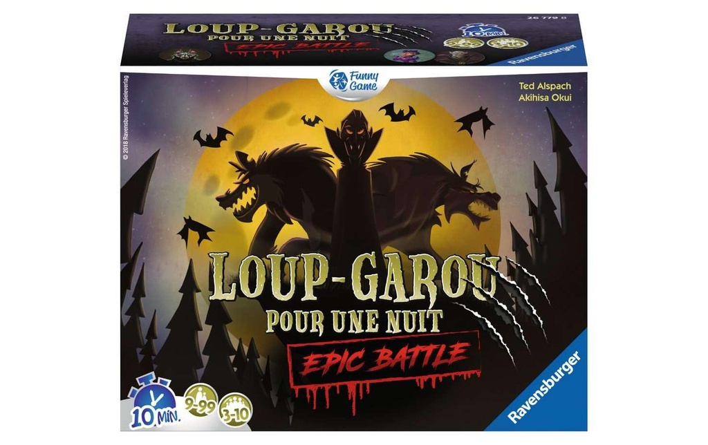 Ravensburger Party game Loup-Garou pour Une Nuit: Epic Battle -FR-
