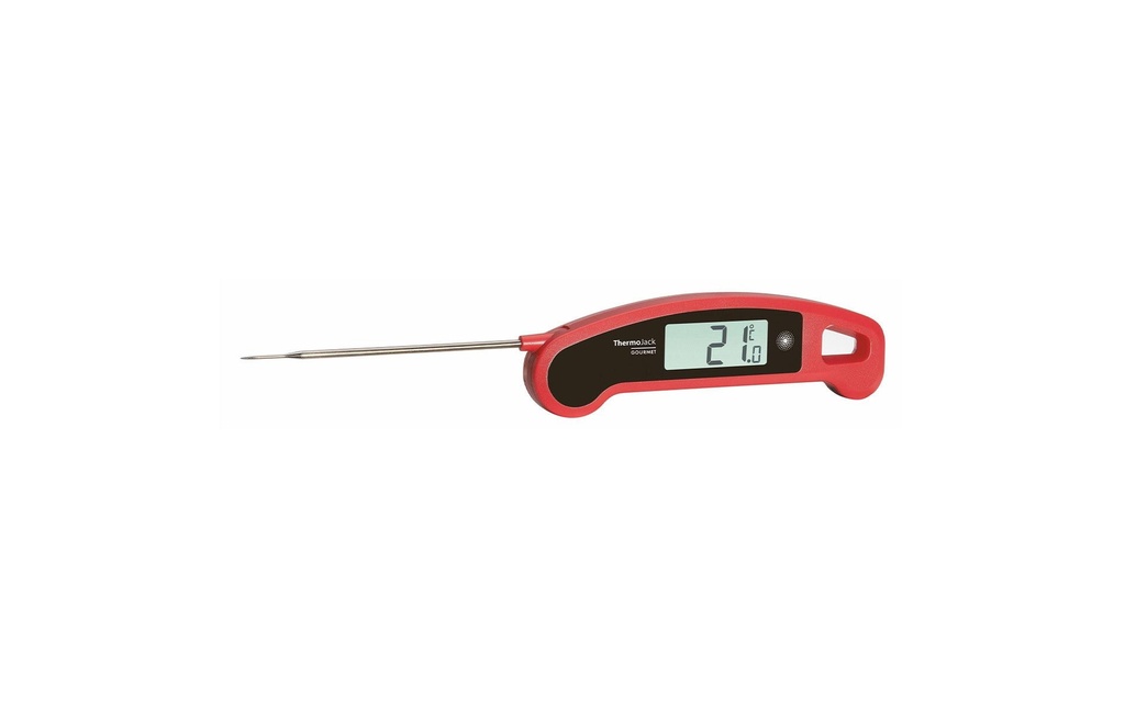 TFA Dostmann Thermomètre à sonde THERMO JACK GOURMET, Rouge