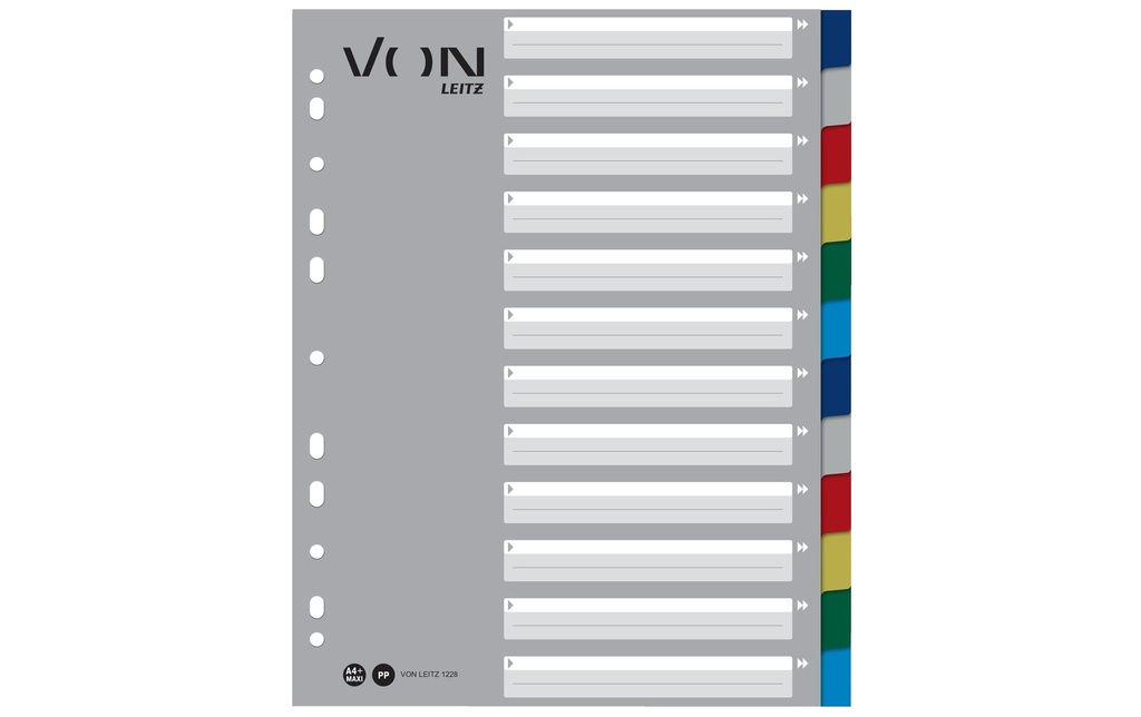 VON Registre En blanc, A4, 1-12