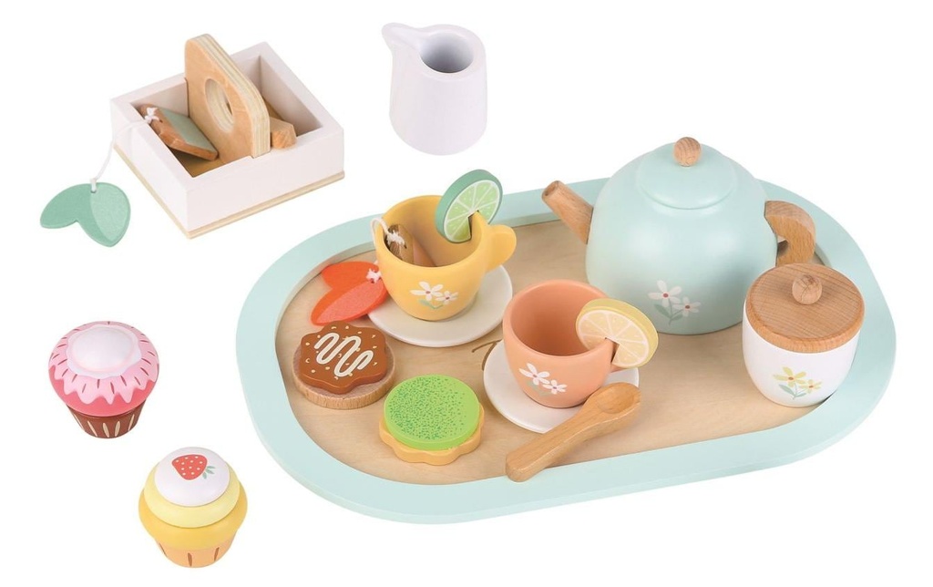 Spielba Holzspielwaren Set de thé