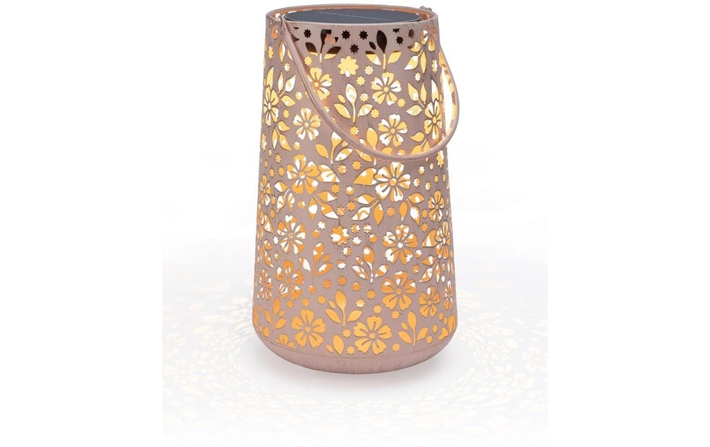 STT Lanterne Solar Antic Carrera, 32.5 cm, Rose