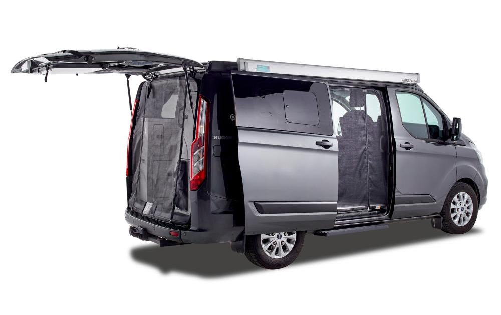 Van Quito Moustiquaire de porte coulissante, aimant RV, fine-mesh