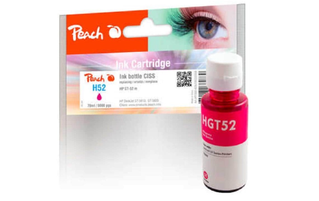 Peach Encre HP CT52, M0H55AE Magenta