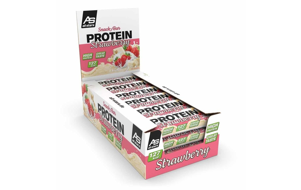 All Stars Barre Protein Snack Fraise 35 g
