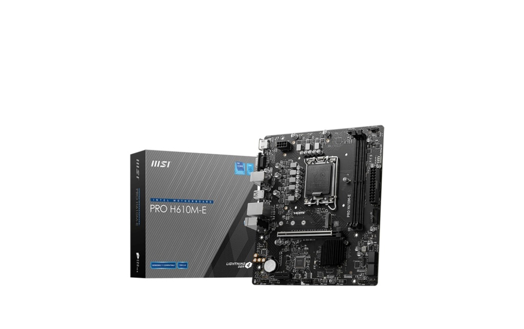 MSI Carte mère PRO H610M-E