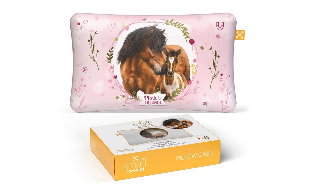 Smartsleep Taie d’oreiller Comfort chevaux 50 x 32 cm
