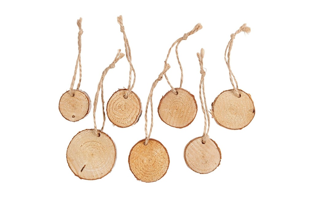 Creativ Company Article en bois 3.5 - 4.5 x 0.7 cm 7 pièces