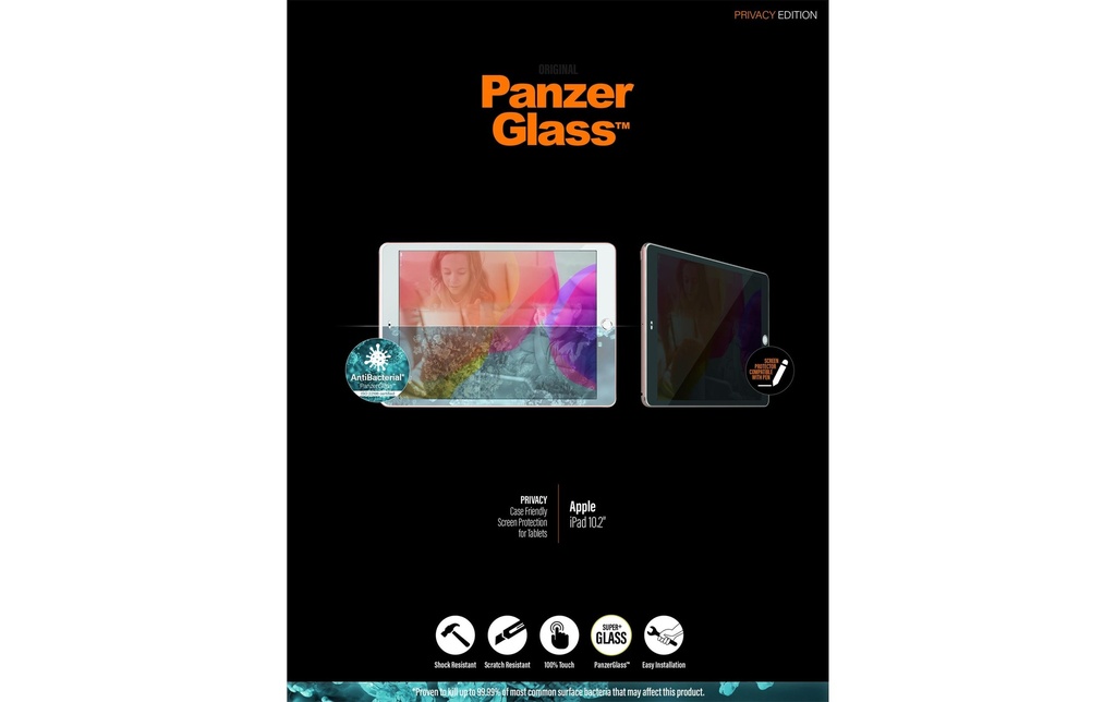 Panzerglass Films protecteurs pour tablettes Privacy Apple iPad 7th - 9th Gen. 10.2