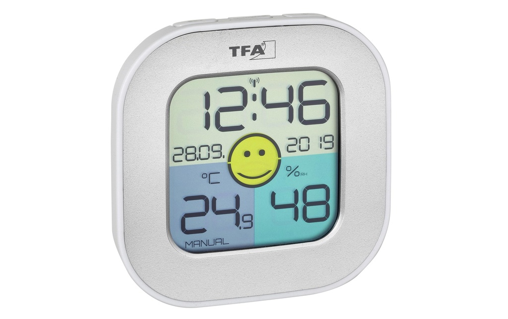 TFA Dostmann Thermo/hygromètre FUN, Argent