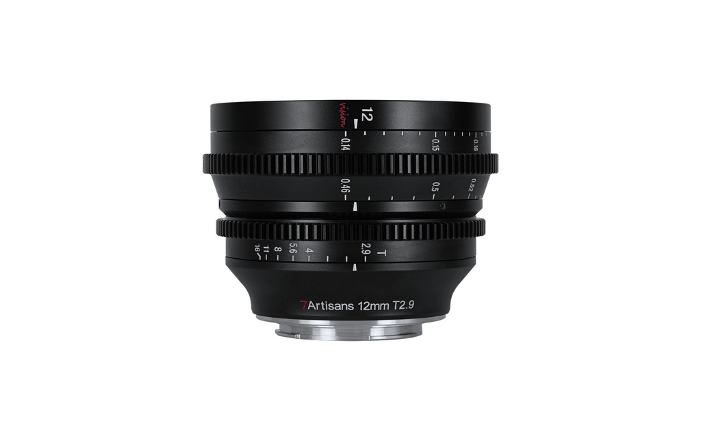 7Artisans Longueur focale fixe 12mm T/2.9 – Canon RF