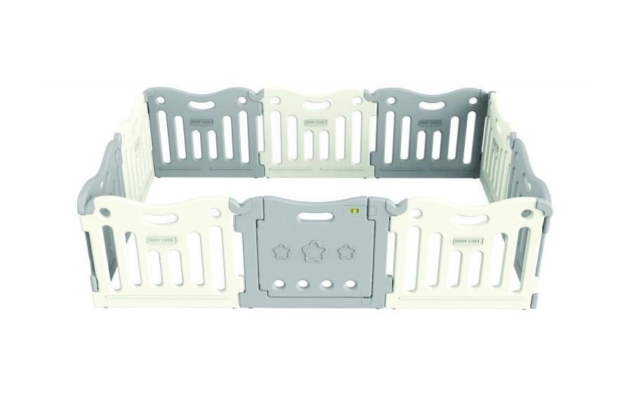BABY CARE Parc Melange Grey 2.19 m x 1.47 m x 63 cm