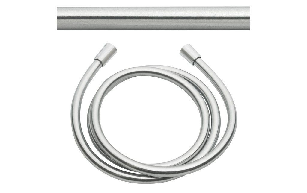 KWC Tuyau de douche L1500 - Acier brossé
